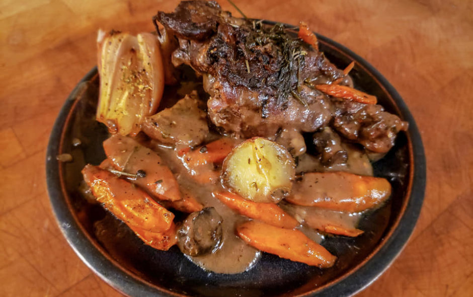 Rustic Jackrabbit Bourguignon